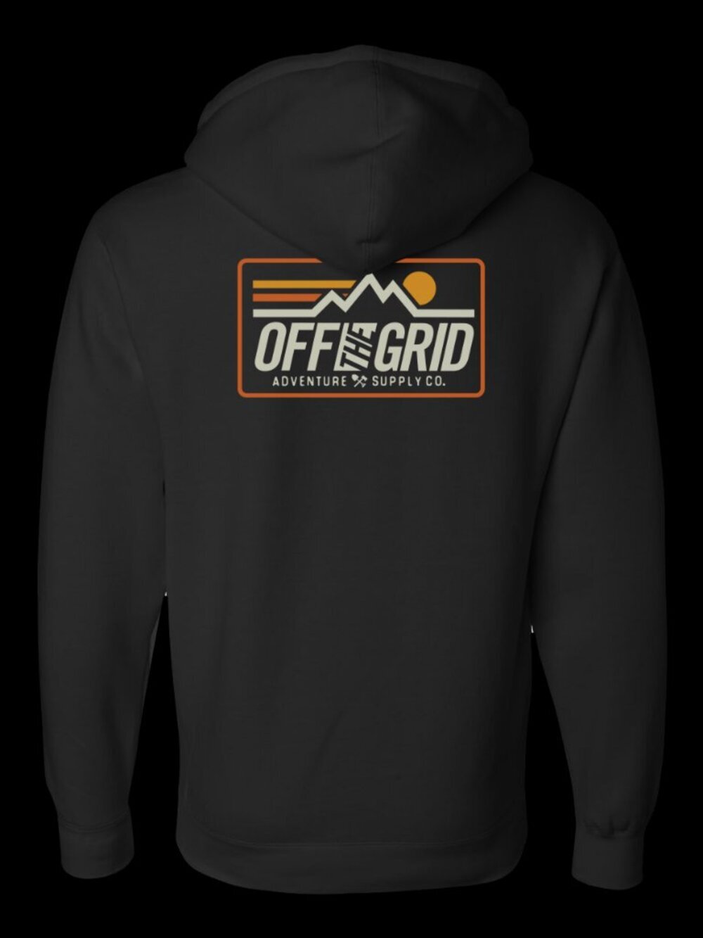 Off The Grid Surplus Dawn Rising Hoodie - Black